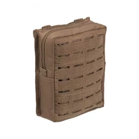 STURM LASER CUT BELT POUCH LG DARK COYOTE