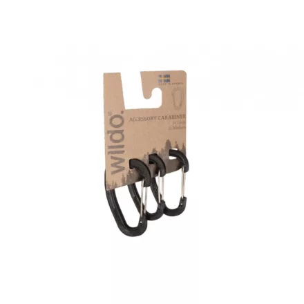 STURM ACESSORY CARABINER SET WILDO BLACK