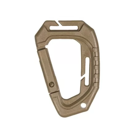 Mil-Tec Taktikai MOLLE Karabiner Coyote, 2 db/csomag