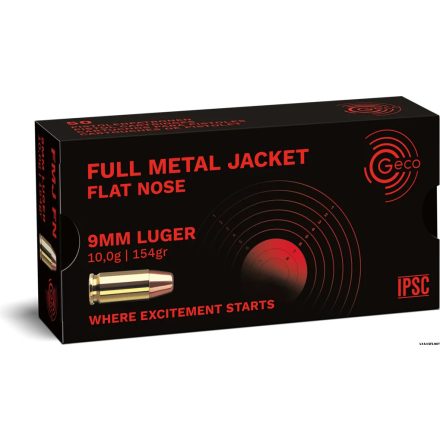 GECO 9x19, 10g FMJFP Lőszer
