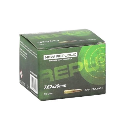 New Republic (MFS) 7.62x39 FMJ, 8g lőszer