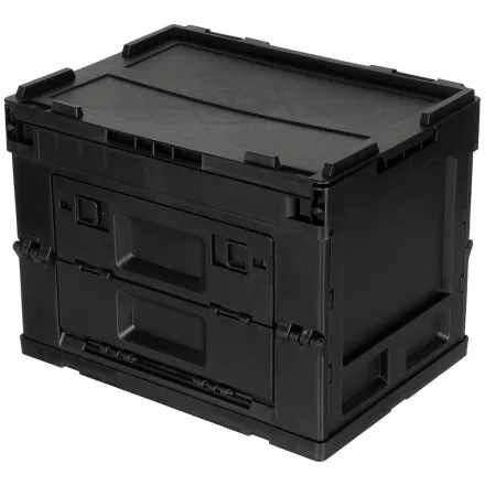 MFH Doboz, Műanyag, Összecsukható, 20 l, Fekete