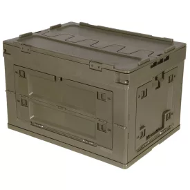 MFH Doboz, Műanyag, Összecsukható, 60 l, zöld