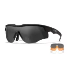 Wiley X ROGUE COMM Grey/Clear/Rust Matte Black Frame COM SZETT, REPESZÁLLÓ SZEMÜVEG