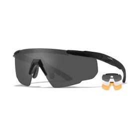   Wiley X SABER ADV Smoke/Clear/Rust BLACK Frame SZETT, REPESZÁLLÓ SZEMÜVEG