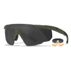 Wiley X SABER ADV Grey/Clear/Rust OD green Frame SZETT, REPESZÁLLÓ SZEMÜVEG