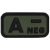MFH Patch Black-OD green Vércsoport 3D A-