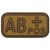 MFH Patch Brown-Khaki Vércsoport 3D AB+