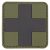 MFH Badge FIRST AID FEKETE-ZÖLD