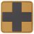 MFH Badge FIRST AID COYOTE-BLACK