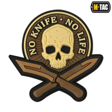 M-Tac patch No Knife - No Life 3D PVC