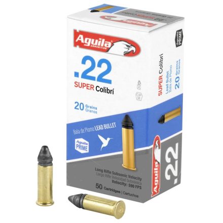 Aguila .22Lr 1.3g/20gr COLIBRI SUBSONIC