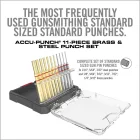 REAL AVID Accu-Punch® 11-Piece Standard Brass & Steel Pin Punch Set