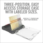 REAL AVID Accu-Punch® 11-Piece Standard Brass & Steel Pin Punch Set