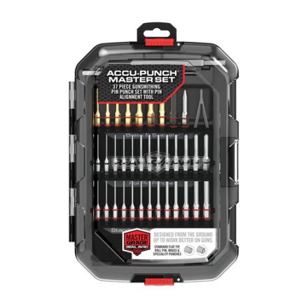 REAL AVID Accu-Punch® Master Set 37-PIECE PIN PUNCH SET WITH PIN ALIGNMENT TOOL