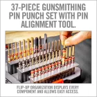 REAL AVID Accu-Punch® Master Set 37-PIECE PIN PUNCH SET WITH PIN ALIGNMENT TOOL