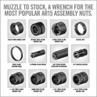 REAL AVID Master-Fit® Armorer's Crowfoot Wrench Heads