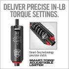 Real Avid Smart-Torq® Adjustable Limiter Precision Torque Control, 15-65 In-Lb