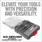 Real Avid X3™ Driver 57-Piece Gunsmithing Bit Set