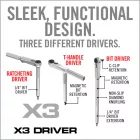 Real Avid X3™ Driver 57-Piece Gunsmithing Bit Set