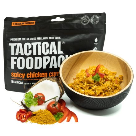 Tacatical Foodpack Csípős csirke curry