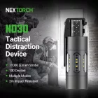 NEXTORCH ND30 11 000 lumenes Rendvédelmi zavaró eszköz