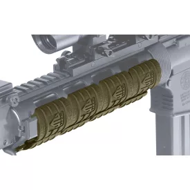 UTG Low Profile Max Security Rubber Rail Guard OD
