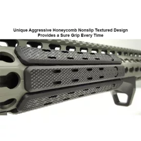 UTG Low Profile Keymod Rail Panel Covers, 5.5" BK