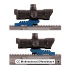 UTG 6" ITA RD/GN CQB T-dot Sight with Offset QD Mo