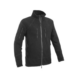 Eagle Tactical Fleece Jacket Full Zip BLACK